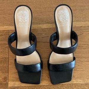 Vince Camuto leather mules